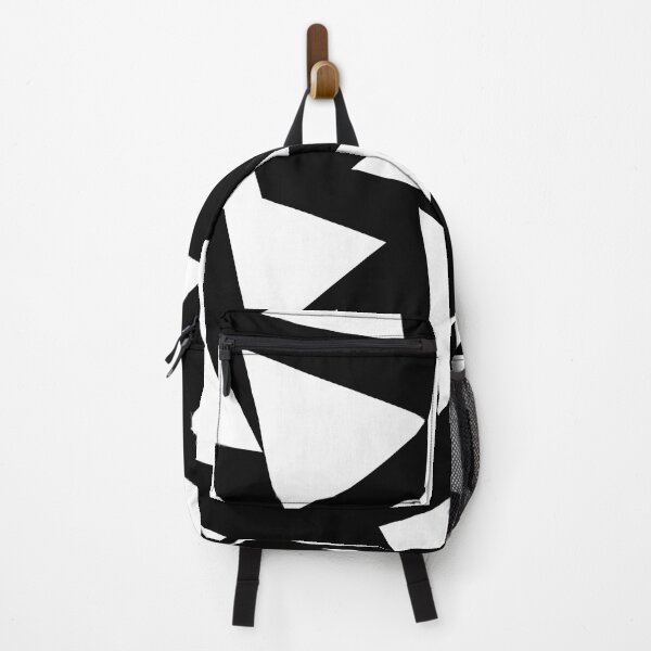 Item preview, Nordic Peaks - Minimalist Black and White Triangle Geometric Pattern designed and sold by K Design Store.