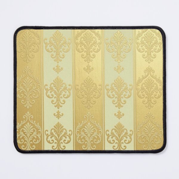 Item preview, Striped Pistachio & Shimmering Gold Baroque designed and sold by DesignsByPrnces.