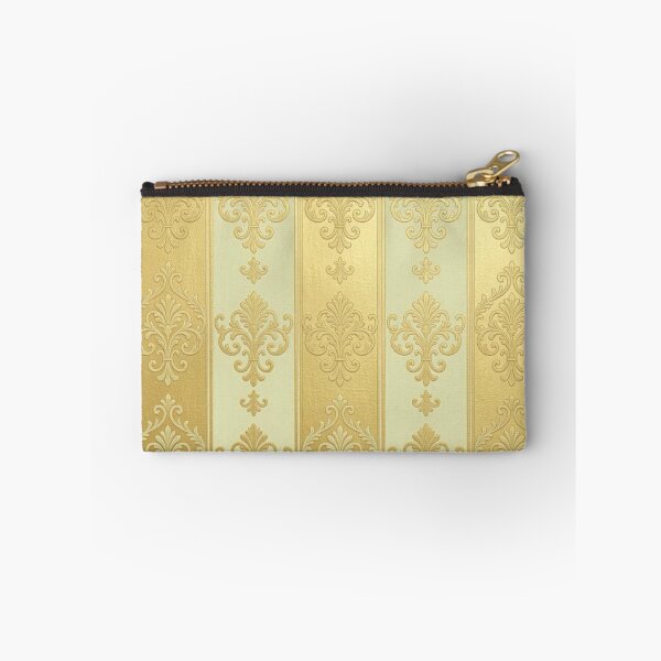Item preview, Striped Pistachio & Shimmering Gold Baroque designed and sold by DesignsByPrnces.