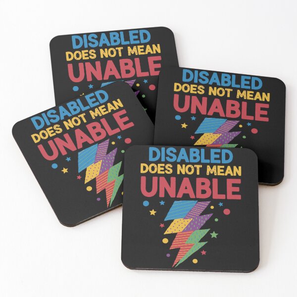 Item preview, Disability Awareness Disabled Does Not Mean Unable designed and sold by LuminOrb.