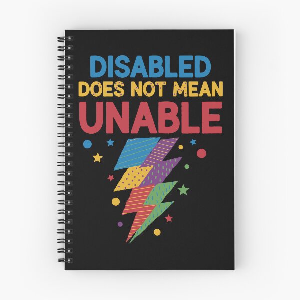 Item preview, Disability Awareness Disabled Does Not Mean Unable designed and sold by LuminOrb.