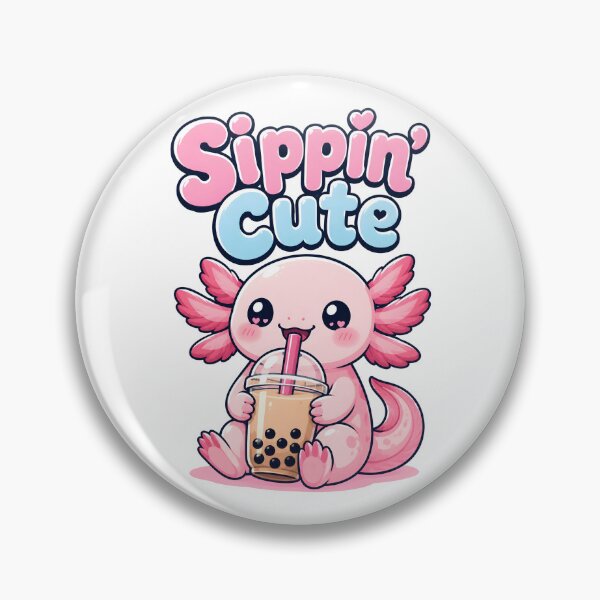 Item preview, Sippin Cute Kawaii Axolotl Boba Tea designed and sold by Mr Lee.