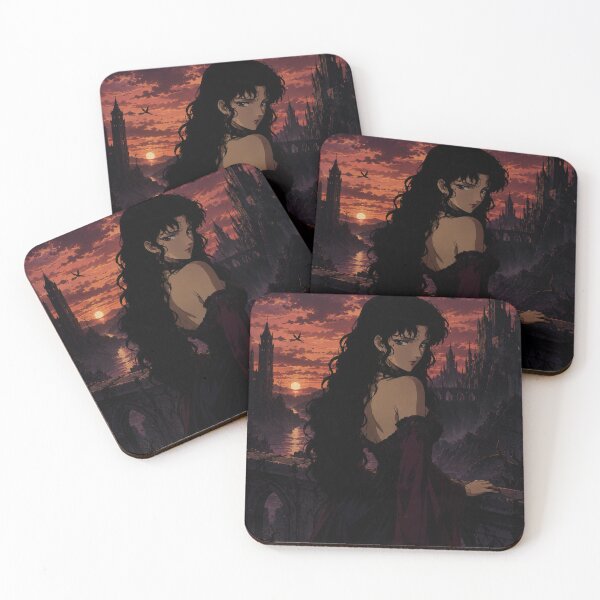 Item preview, Vintage Gothic Anime Sunset Balcony designed and sold by bapupa.