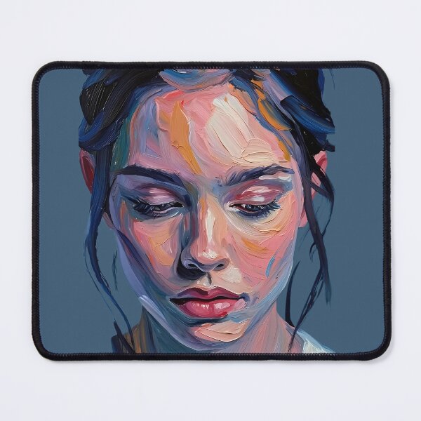 Item preview, Colorful Emotions – Impasto Portrait Art designed and sold by jo-e-basta.