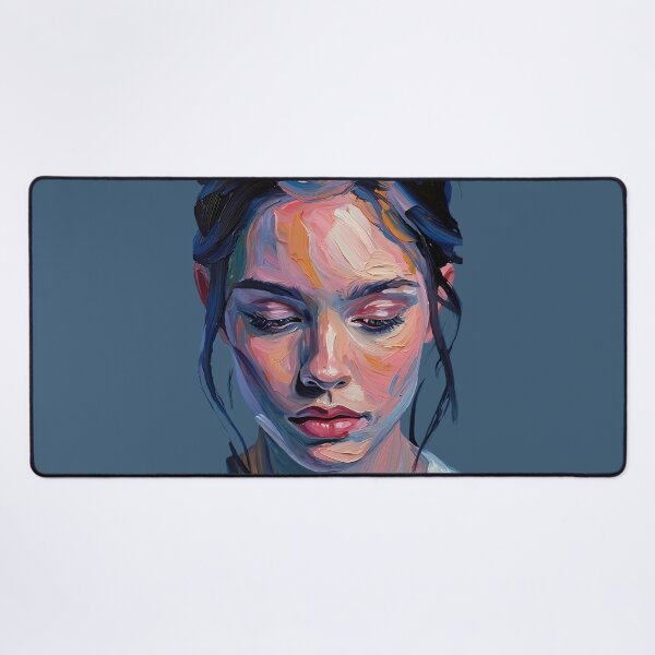 Item preview, Colorful Emotions – Impasto Portrait Art designed and sold by jo-e-basta.