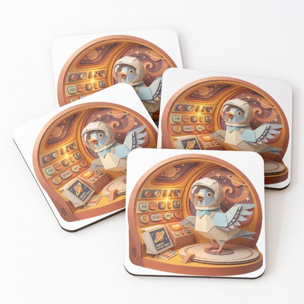 Item preview, Captain Chirp and the Popcorn Nebula designed and sold by CuteRage.
