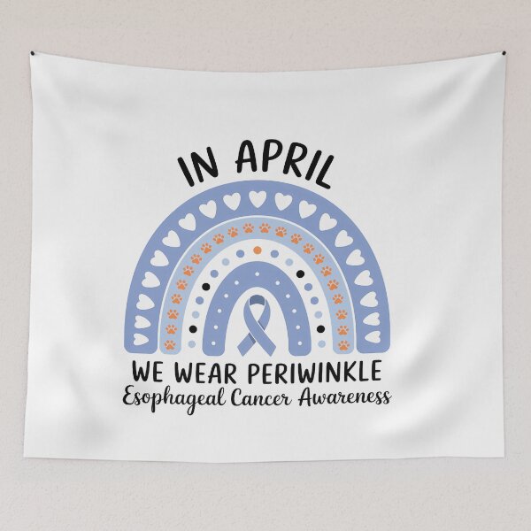 Item preview, Esophageal Cancer Awareness Periwinkle Ribbon  designed and sold by sailorjessiArt.