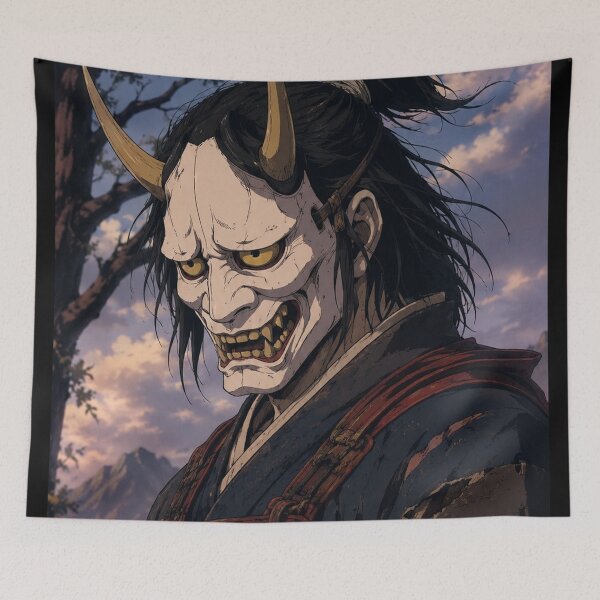 Item preview, 90s Anime Hannya Samurai Mask  designed and sold by bapupa.
