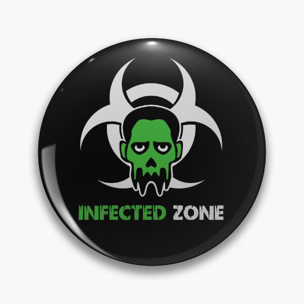 Item preview, Infected Area Zombie Warning designed and sold by ElectroSphere46.