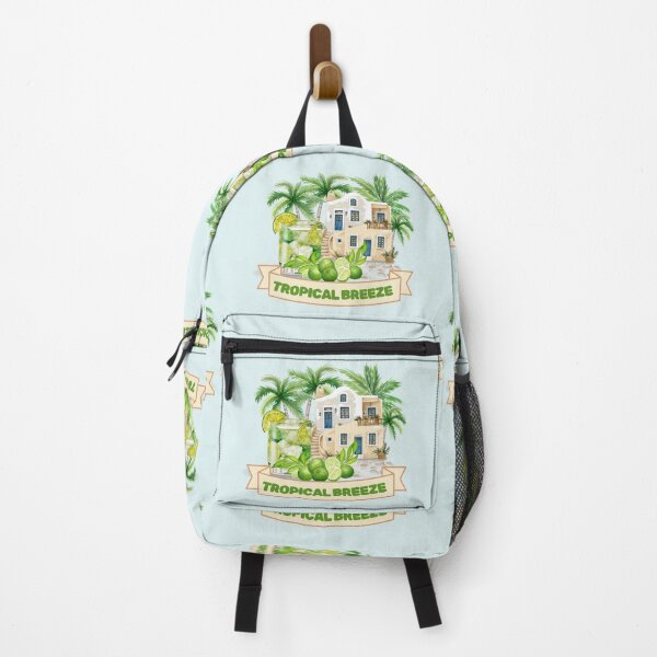 Item preview, Tropical Breeze Watercolor Mediterranean Vacation & Mojito designed and sold by SilverSeaBKK.
