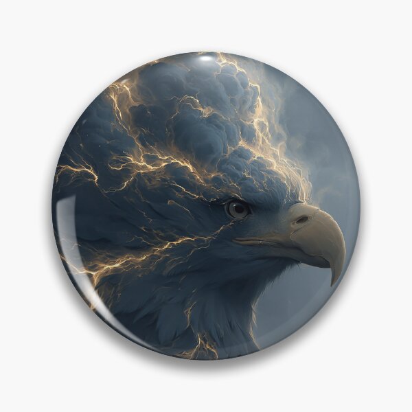 Item preview, Storm Eagle With Lightning Wings designed and sold by Visual Foundry.
