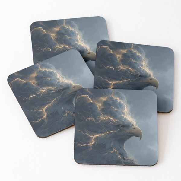 Item preview, Storm Eagle With Lightning Wings designed and sold by Visual Foundry.
