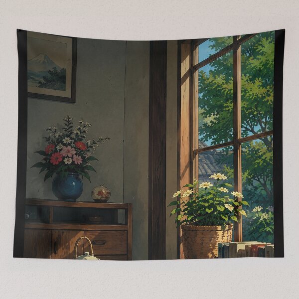 Item preview, 90s Anime Japanese Aesthetic Traditional Room designed and sold by bapupa.