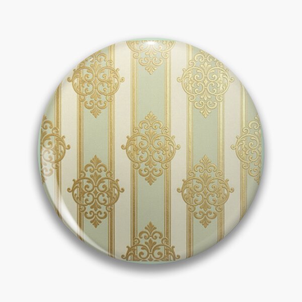 Item preview, Striped Pistachio & Gold Baroque designed and sold by DesignsByPrnces.
