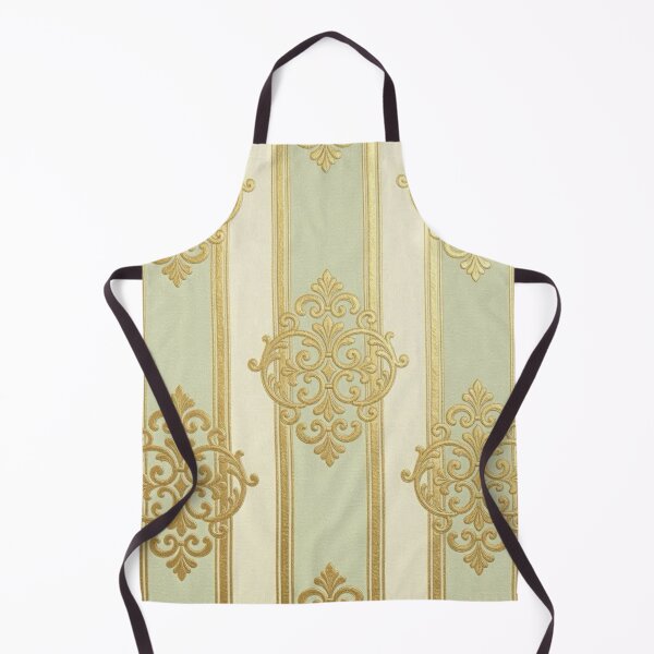 Item preview, Striped Pistachio & Gold Baroque designed and sold by DesignsByPrnces.