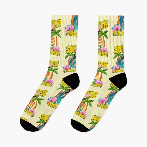 Item preview, Summer Paradise Surfer Girl Illustration designed and sold by SilverSeaBKK.