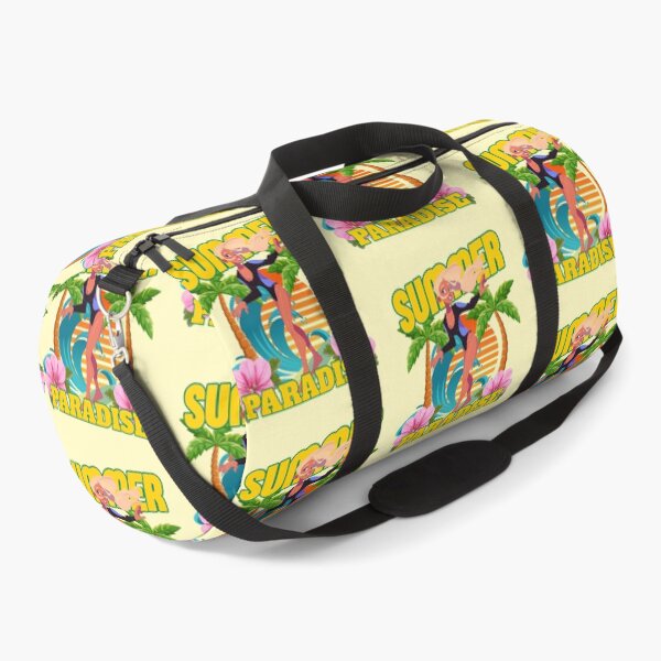 Item preview, Summer Paradise Surfer Girl Illustration designed and sold by SilverSeaBKK.