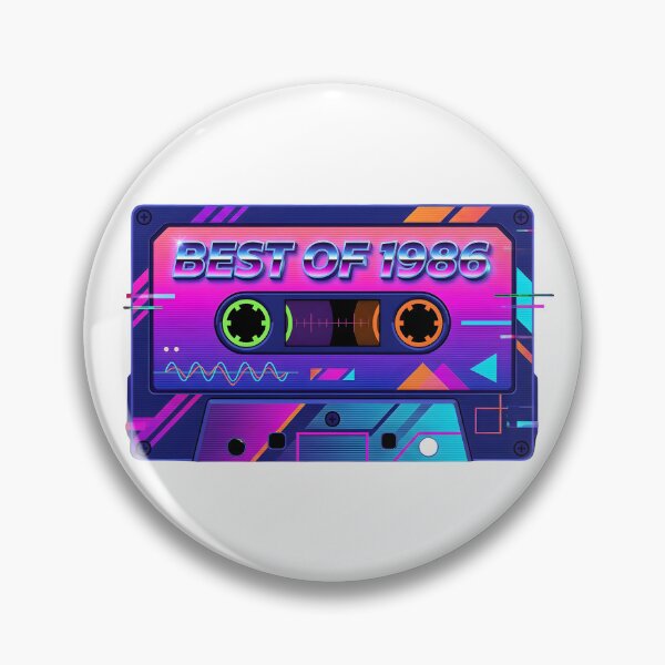 Item preview, Best of 1986 Birthday Vintage Music Cassette Tape 40th Retro Bday designed and sold by FernaRoje.