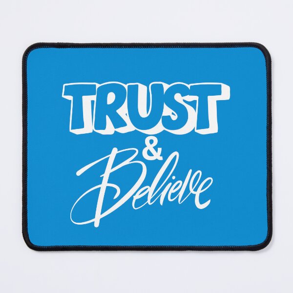 Item preview, Trust & Believe — Bold Motivational Typography Graphic Tee designed and sold by DonnaRaine.