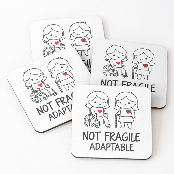 Item preview, Disability Awareness Not Fragile Adaptable designed and sold by LuminOrb.