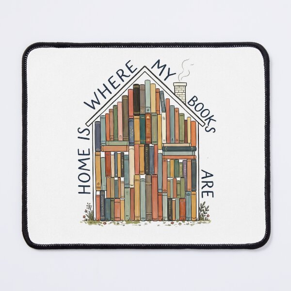 Item preview, Home Is Where My Books Are Cozy House Bookshelf designed and sold by Ar0undTheW0rld.