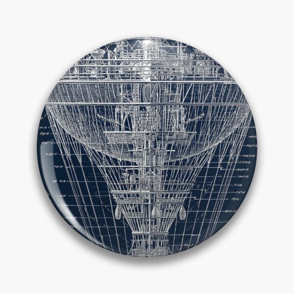 Item preview, Vintage Airship Engineering Blueprint designed and sold by Visual Foundry.