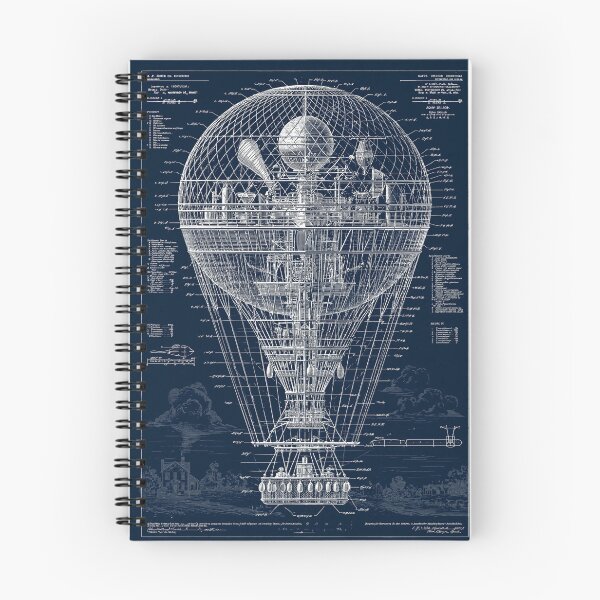 Item preview, Vintage Airship Engineering Blueprint designed and sold by Visual Foundry.