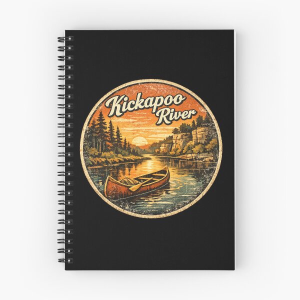 Item preview, Kickapoo river - boating Wisconsin designed and sold by DamioPolArt.