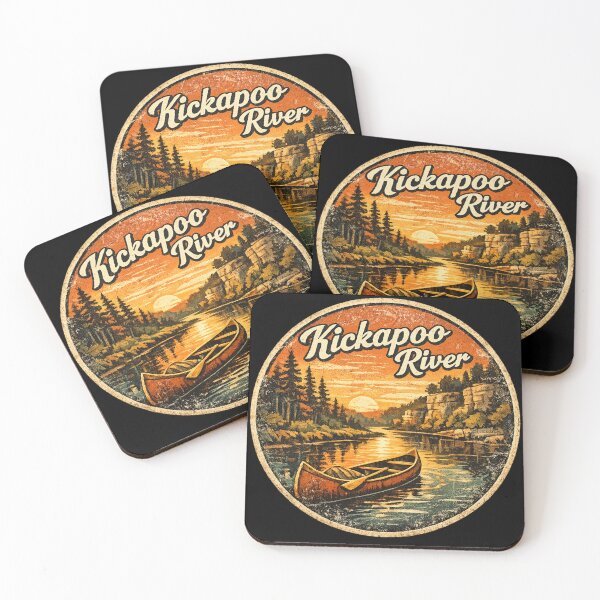 Item preview, Kickapoo river - boating Wisconsin designed and sold by DamioPolArt.