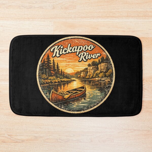 Item preview, Kickapoo river - boating Wisconsin designed and sold by DamioPolArt.
