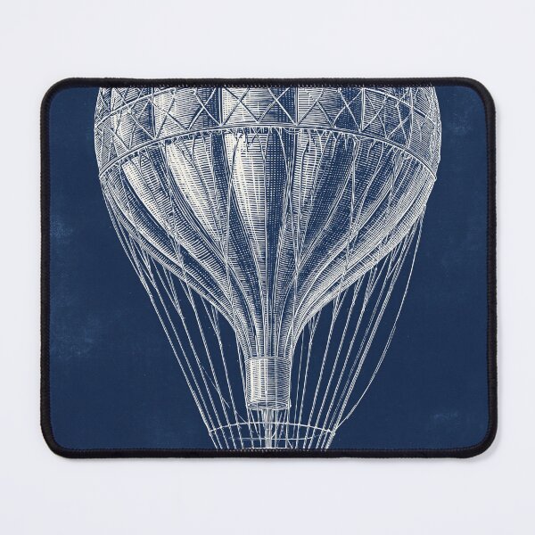 Item preview, Vintage Hot Air Balloon Blueprint designed and sold by Visual Foundry.