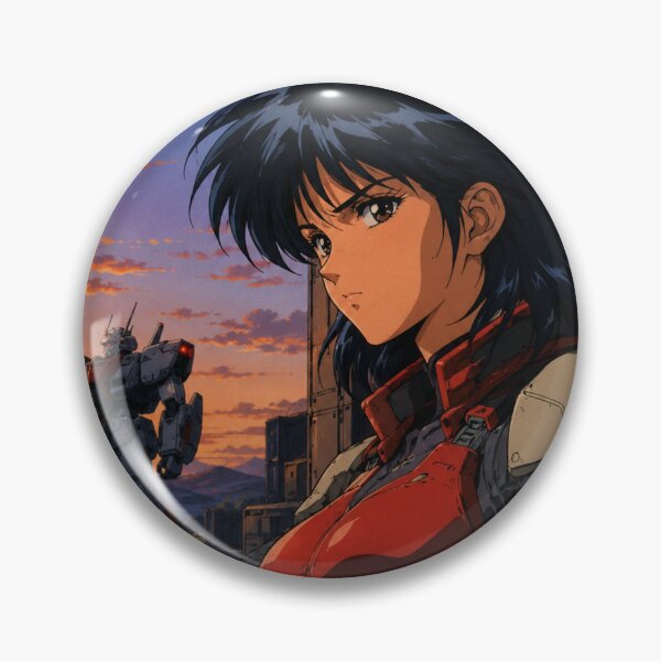 Item preview, 90s Anime Mecha Girl Pilot Sunset designed and sold by bapupa.