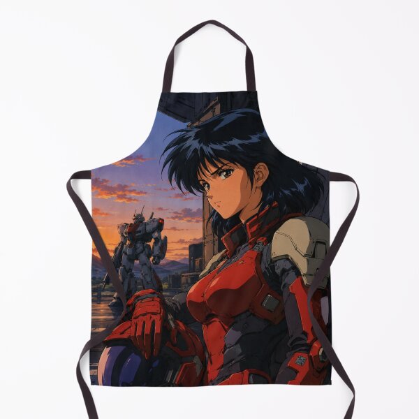 Item preview, 90s Anime Mecha Girl Pilot Sunset designed and sold by bapupa.