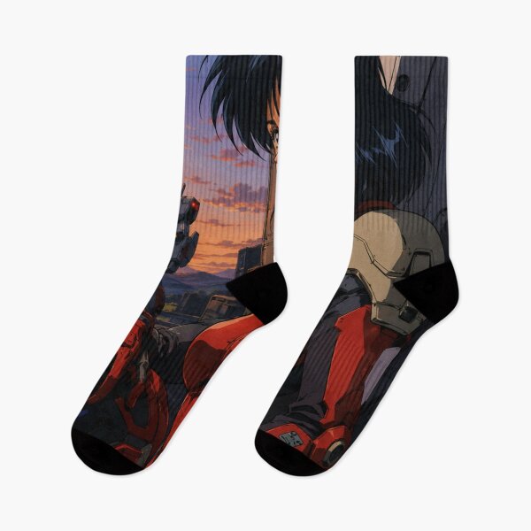 Item preview, 90s Anime Mecha Girl Pilot Sunset designed and sold by bapupa.