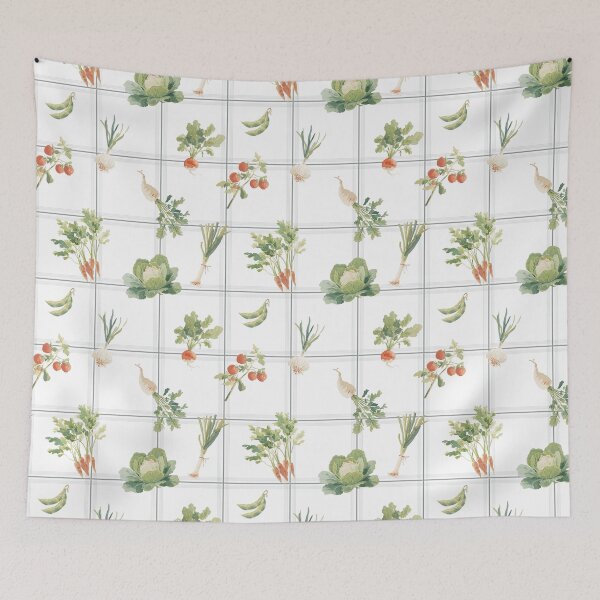 Item preview, Modern Farmhouse Veggie harvest buffalo plaid gingham  designed and sold by Milatoo.