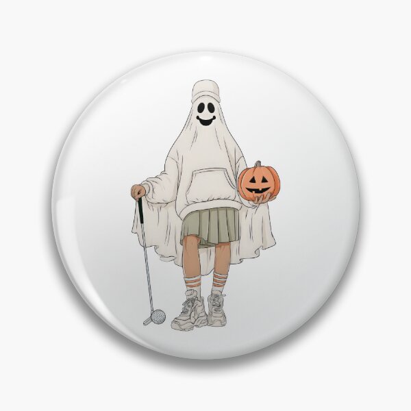 Item preview, Cute Ghost Golfer Halloween Character designed and sold by VikArt7.