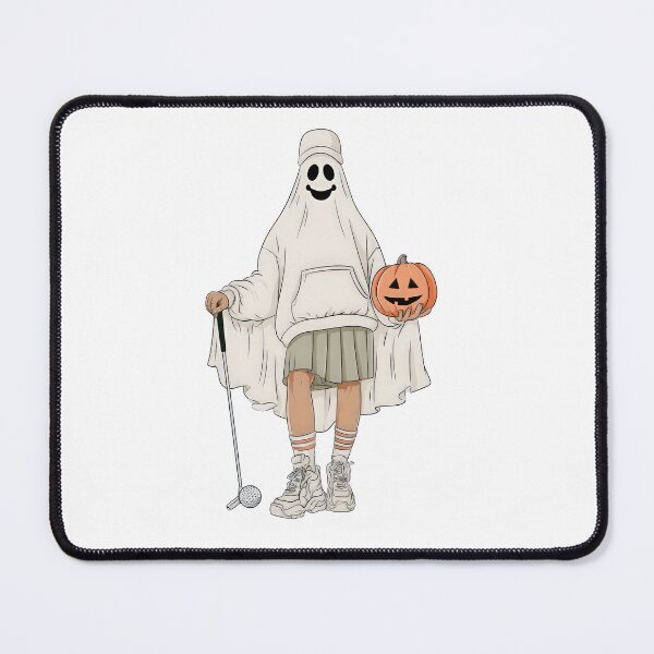 Item preview, Cute Ghost Golfer Halloween Character designed and sold by VikArt7.