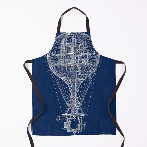 Item preview, Vintage Hot Air Balloon Blueprint Diagram designed and sold by Visual Foundry.