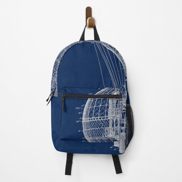 Item preview, Vintage Hot Air Balloon Blueprint Diagram designed and sold by Visual Foundry.