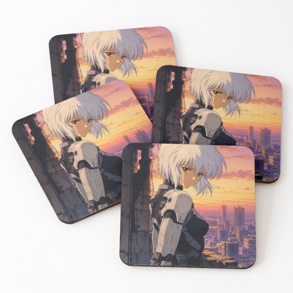 Item preview, Retro Anime Mecha Girl City Sunset  designed and sold by bapupa.