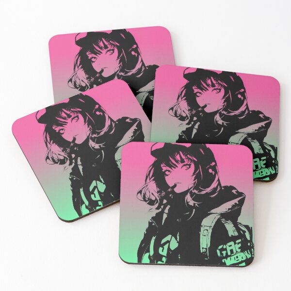 Item preview, Cyberpunk Aesthetic Vaporwave Anime Manga Girl Japanese Streetwear #910 designed and sold by mika-gallery.