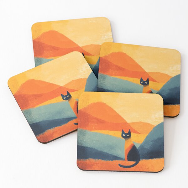 Item preview, MODERN CAT ART – Modern Home Art Print designed and sold by MarkedArtPrints.