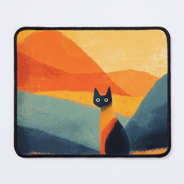 Item preview, MODERN CAT ART – Modern Home Art Print designed and sold by MarkedArtPrints.