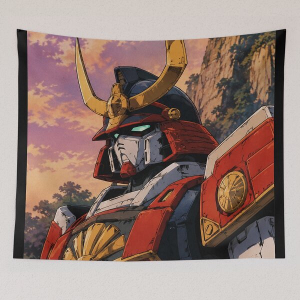 Item preview, 90s Retro Anime Mecha Gundam Samurai Robot designed and sold by bapupa.