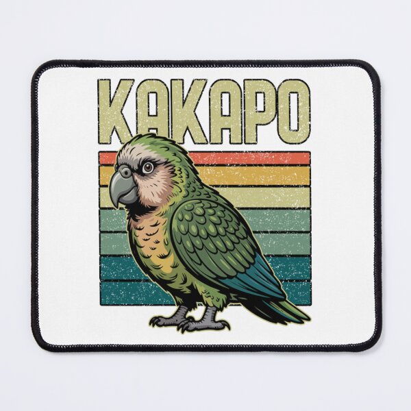 Item preview, New Zealand Kakapo Parrot Papagei Retro designed and sold by DaleSwi.