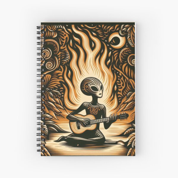 Item preview, Alien Guitar Fire 2 designed and sold by KenRinkel.