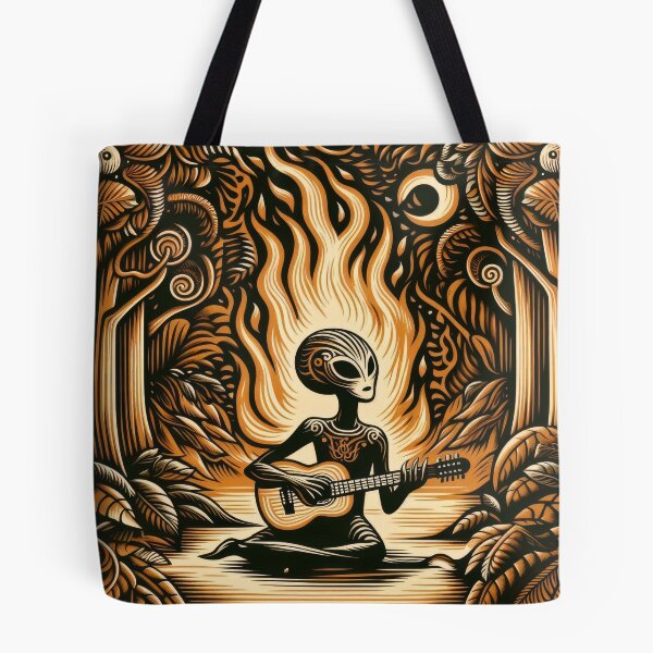 Item preview, Alien Guitar Fire 2 designed and sold by KenRinkel.