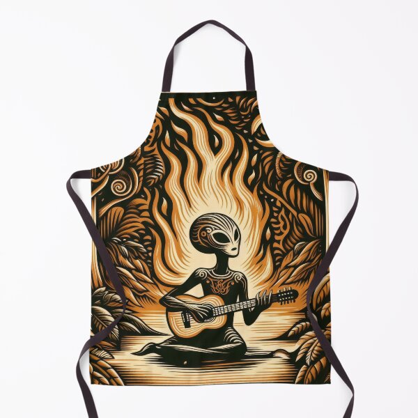 Item preview, Alien Guitar Fire 2 designed and sold by KenRinkel.