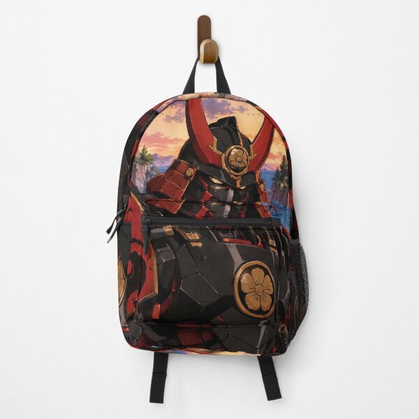 Item preview, Retro Anime Black Gundam Samurai Mech designed and sold by bapupa.