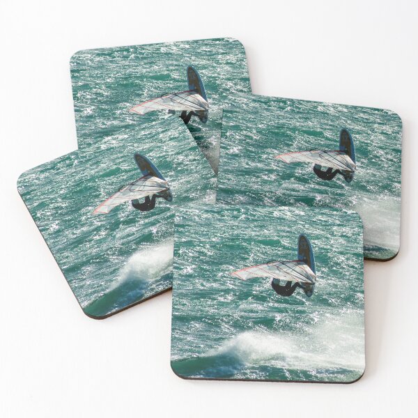 Item preview, Windsurfers Wave Jumping, Cottesloe Beach | Action Water Sports, Perth, Western Australia Art designed and sold by Ross.A.Campbell.